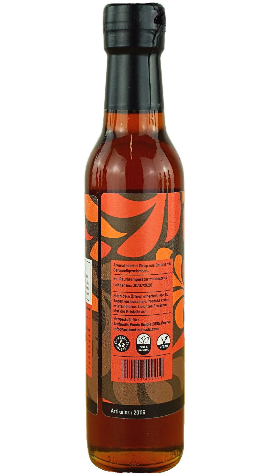 Dattel Sirup Caramel